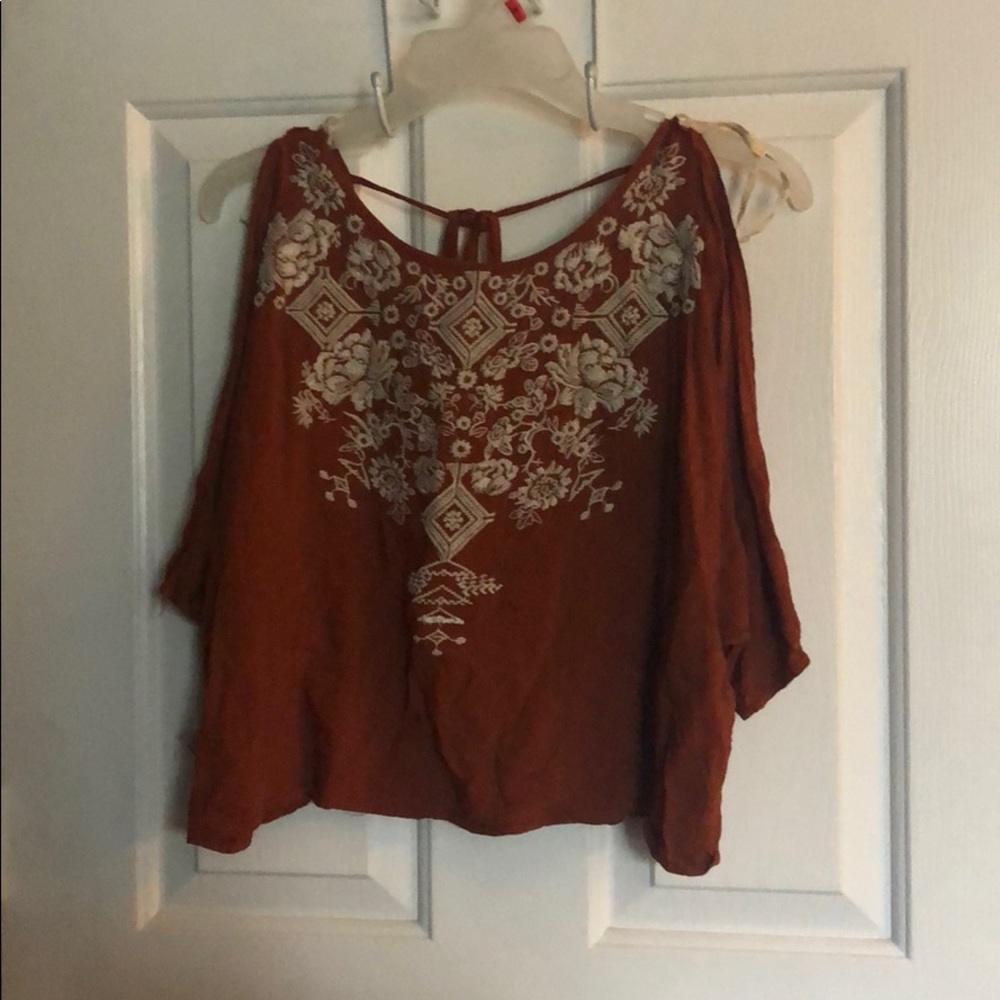 Orange shirt